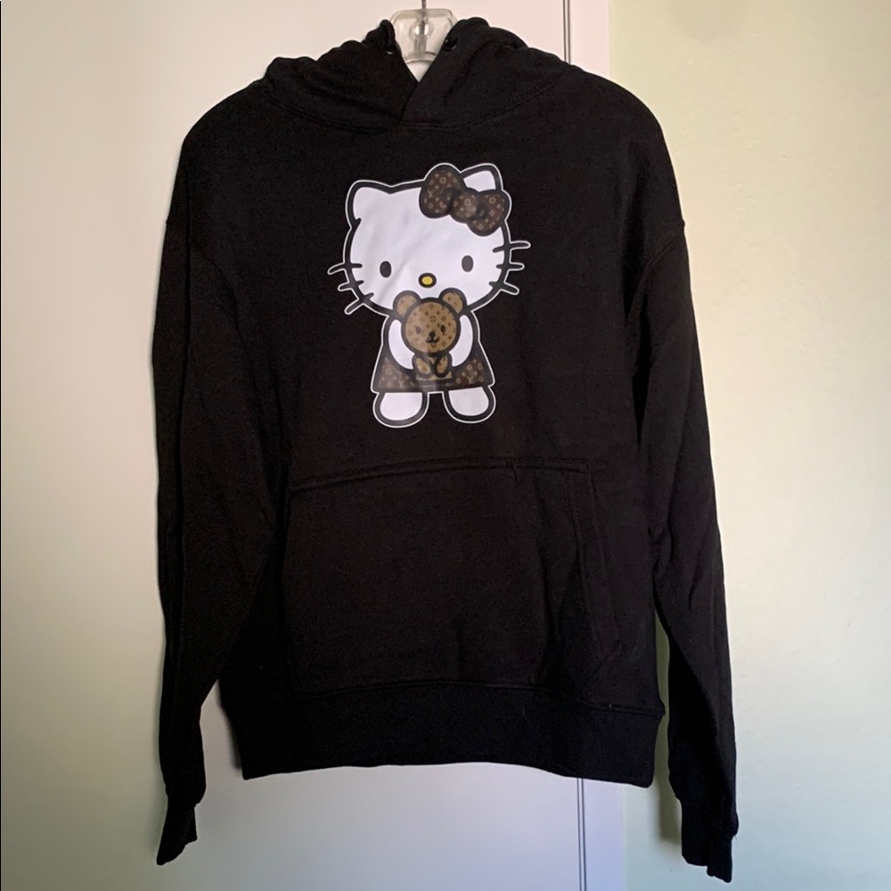 New LV and Hello Kitty Design Graphic Hoodie by Original Works NYC